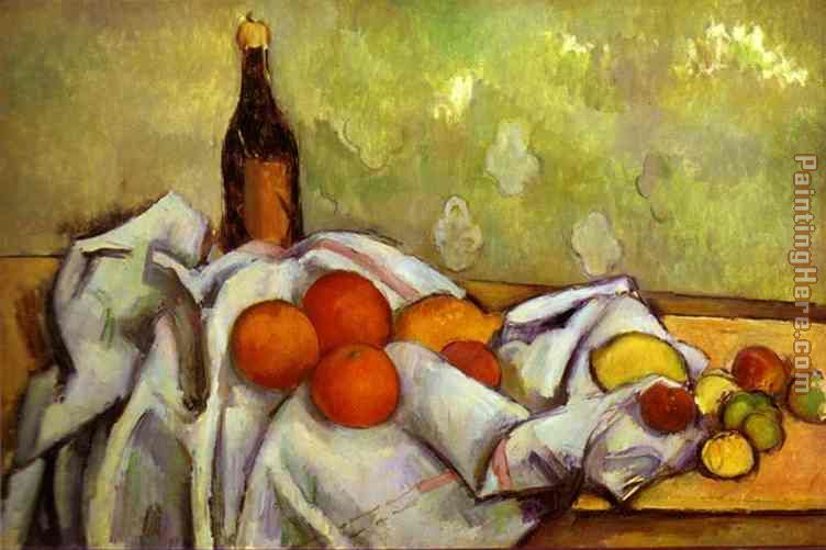 Still Life 1890 painting - Paul Cezanne Still Life 1890 art painting